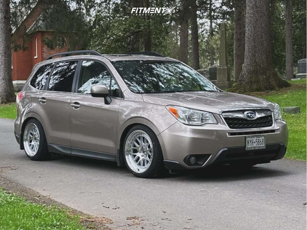 2016 Subaru Forester 2.5i Premium with 18x9.5 Aodhan Ds06 and Lexani ...