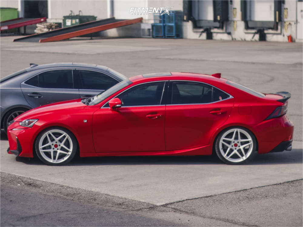 2017 Lexus IS350 F Sport with 19x9.5 Kansei Astro and Centara 235x35 on ...