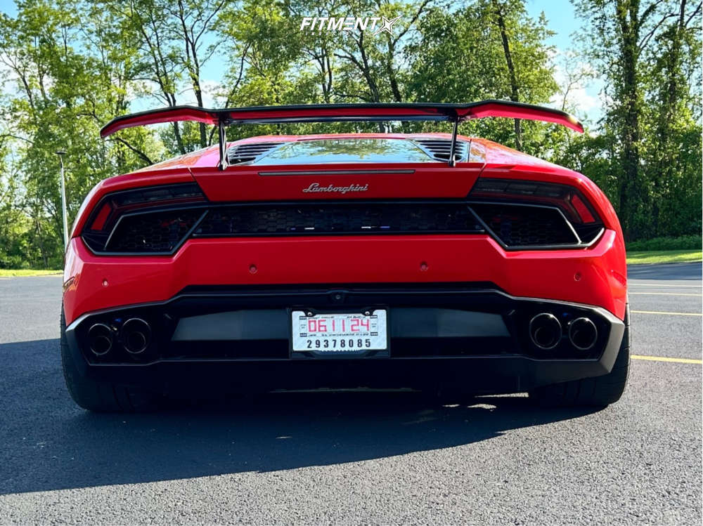 20x9.0/20x11.5 BBS FI-R Lamborghini Huracan Diamond Black