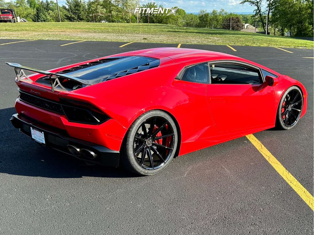 20x9.0/20x11.5 BBS FI-R Lamborghini Huracan Diamond Black main image 1