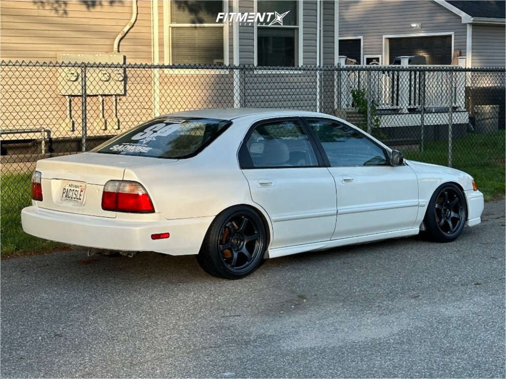 1997 Honda Accord LX with 17x9 Gram Lights 57dr and Nitto 215x40 on