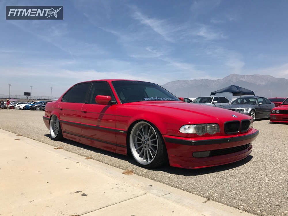 1996 BMW 745i Base with 20x10 OEM Wheels and Nankang 235x35 on