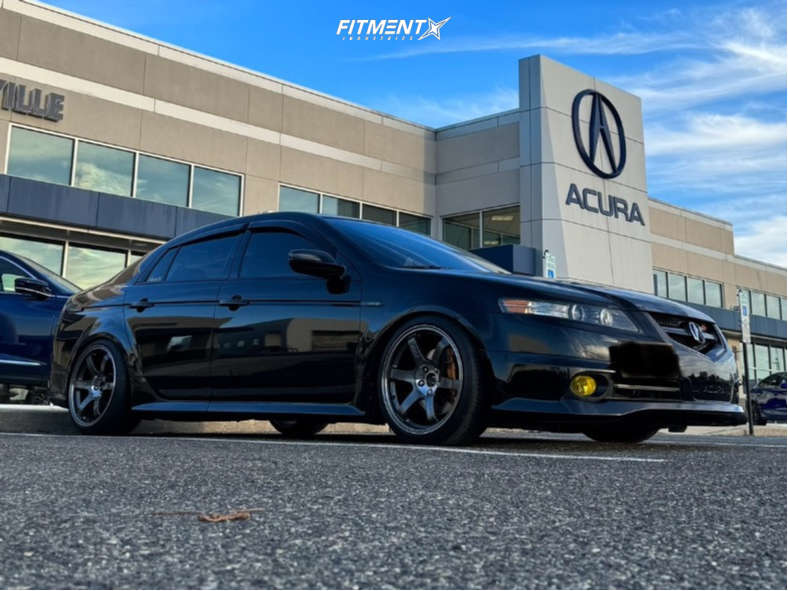 2008 Acura TL Type-S with 18x9.5 Volk Te37 Saga Sl and Toyo Tires ...