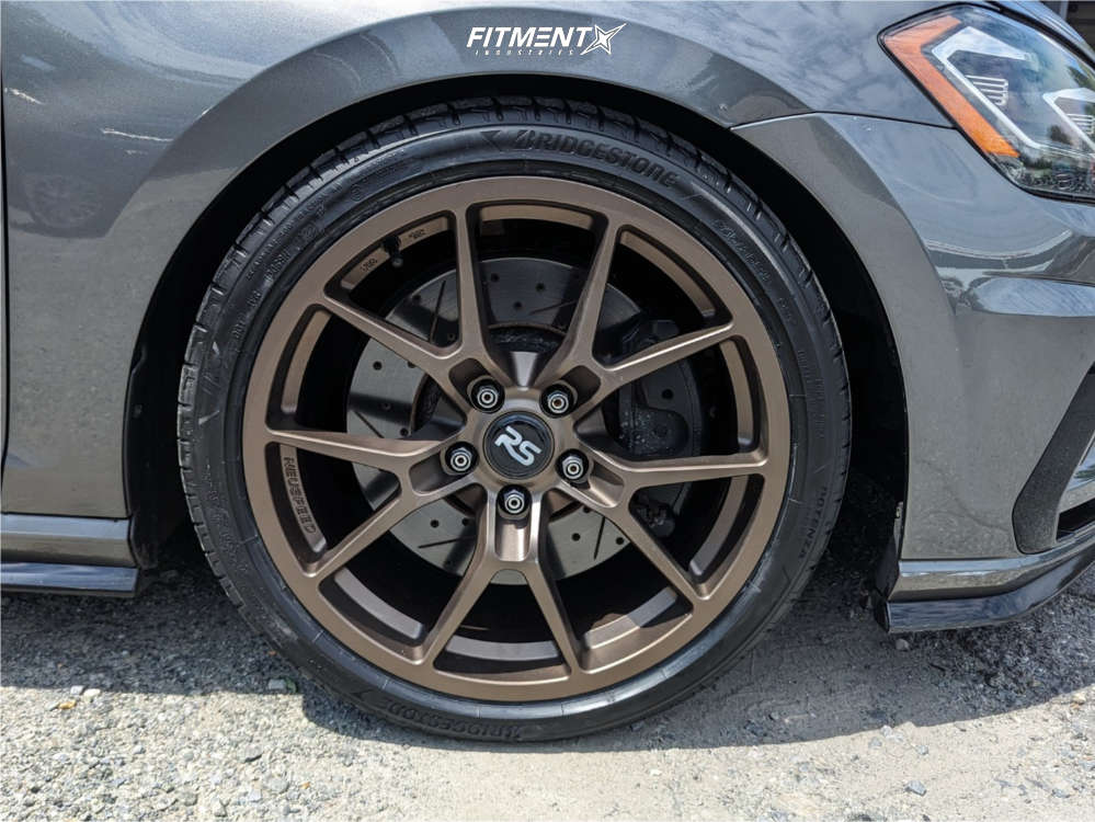 2019 Volkswagen Golf R Base with 18x8.5 Neuspeed Rse10 and Bridgestone ...