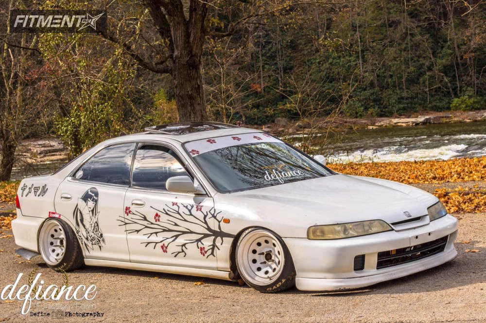 2000 Acura Integra LS with 15x10 Diamond Racing Steelies and Toyo Tires ...