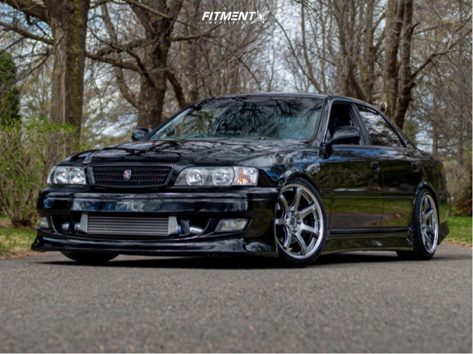 1997 Toyota Chaser Base with 18x8.5 Work Emotion T7r 2p and