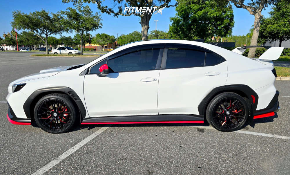 2024 Subaru WRX Base with 18x8 Shift Spring and Vercelli 235x40 on ...