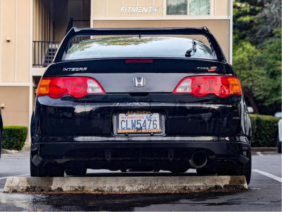 2003 Acura RSX Type-S with 17x8 Anovia Kano and Nitto 225x45 on