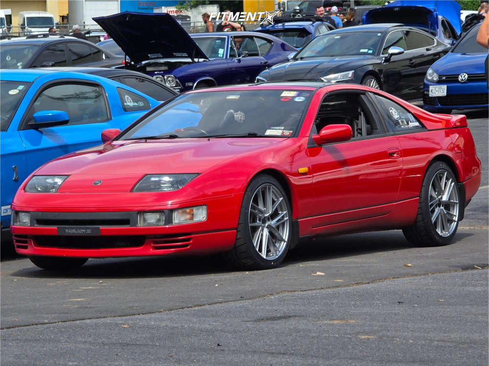 きゅん5個 1989 Nissan 300ZX Turbo with 18x8.5 Enkei Td5 and Falken 235x40 on