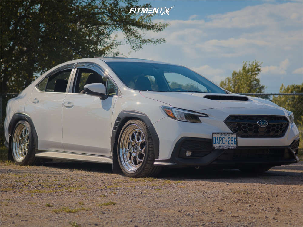 2023 Subaru WRX Sport with 18x8.5 Aodhan DS01 and Dunlop 245x40 on