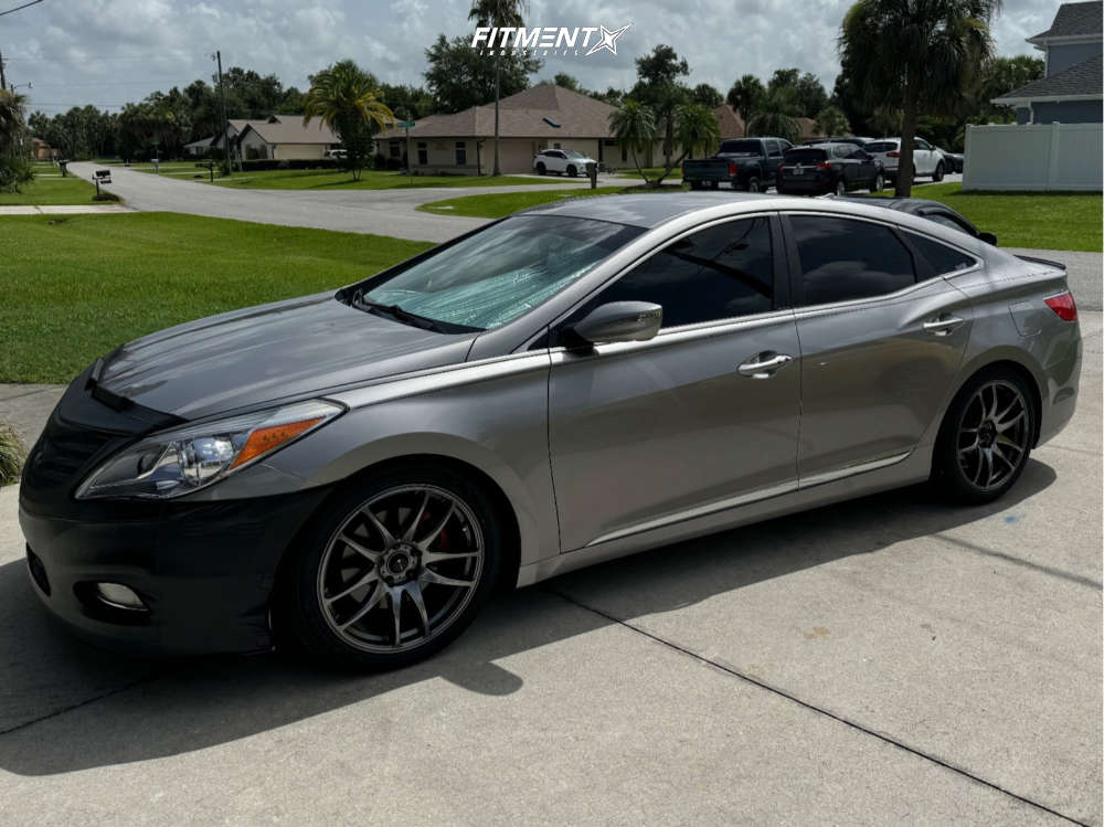 2013 Hyundai Azera Base with 19x8.5 Vors Tr4 and Lexani 245x40 on