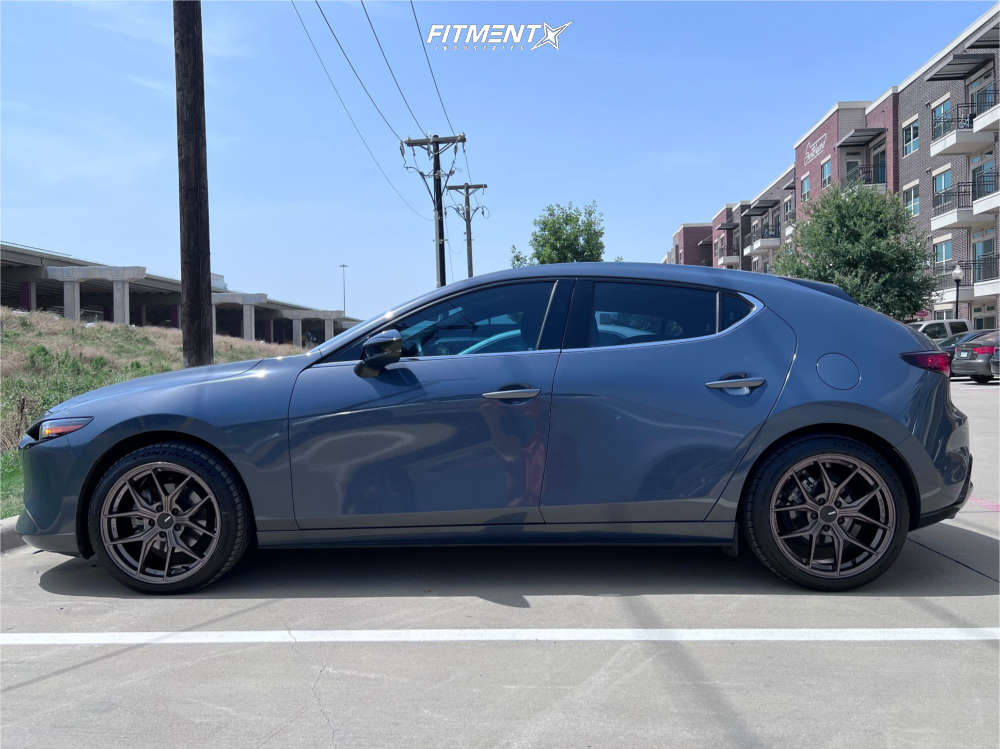 2023 Mazda 3 2.5 Turbo with 18x8.5 Enkei Tsr-x and Continental
