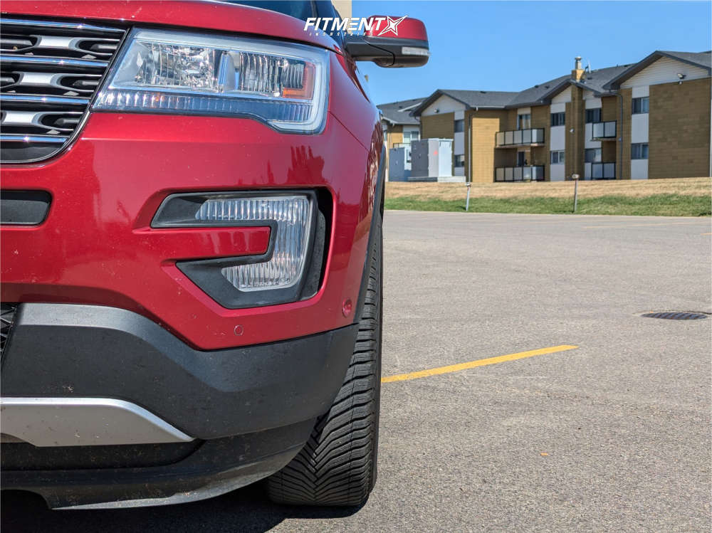 2017 Ford Explorer Limited with 18x8 Enkei Yx5 and Michelin 255x65 on