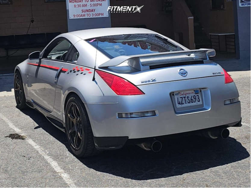 2003 Nissan 350Z Touring with 18x8.5 Advan Racing Rgiii and