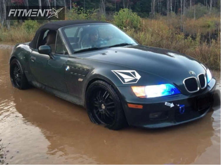 2000 BMW Z3 Roadster with 18x11 Axis and Lexani 215x40 on Coilovers ...