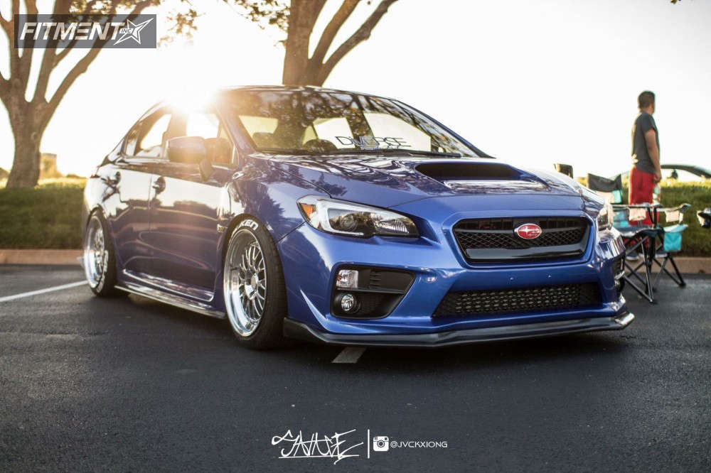 2016 Subaru WRX Premium with 18x9.5 CCW Lm20 and Falken 235x40 on
