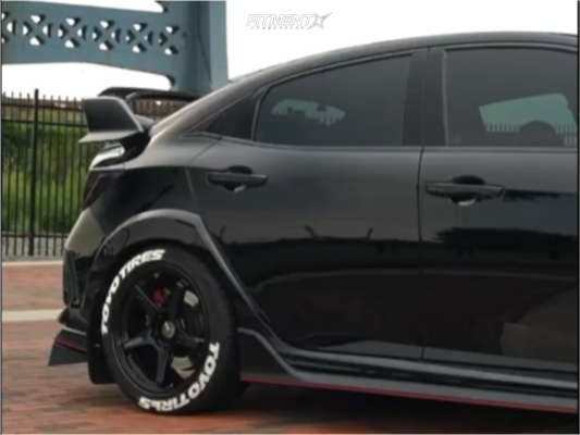 2017 Honda Civic Type R with 18x8.5 Enkei Ts-5 and Toyo Tires 245x30 on ...