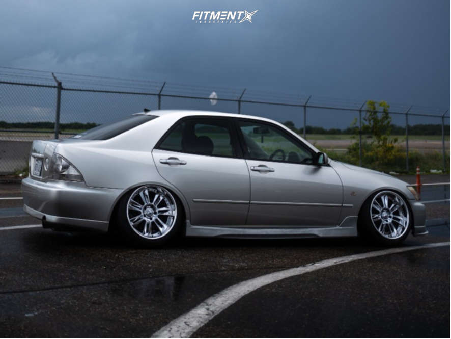 2001 Lexus IS300 Base with 18x10 Weds Glossa and Zeta 225x40