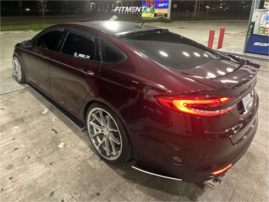 2017 Ford Fusion SE with 20x9 Ferrada Fr2 and Ironman 245x35 on ...