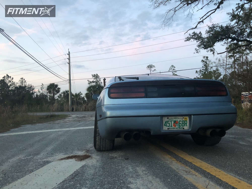 1990 Nissan 300ZX Base with 18x10.5 Varrstoen Es2 and Goodyear