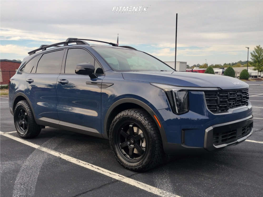 2024 Kia Sorento XLine EX with 18x8 AVID1 Av6 and Bridgestone 255x60