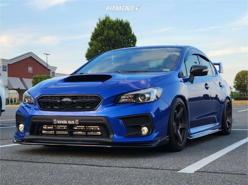 2019 Subaru WRX Limited with 18x9.5 Enkei Ts-5 and Firestone