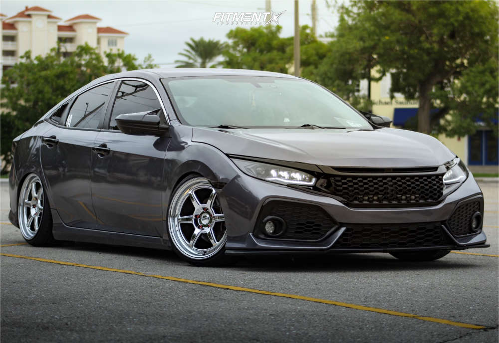 【kanmi】 2018 Honda Civic LX with 18x9.5 Kansei Roku and Lexani