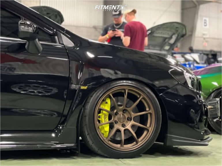 2021 Subaru WRX STI Sport-tech with 18x10 Volk Ze40 and Yokohama