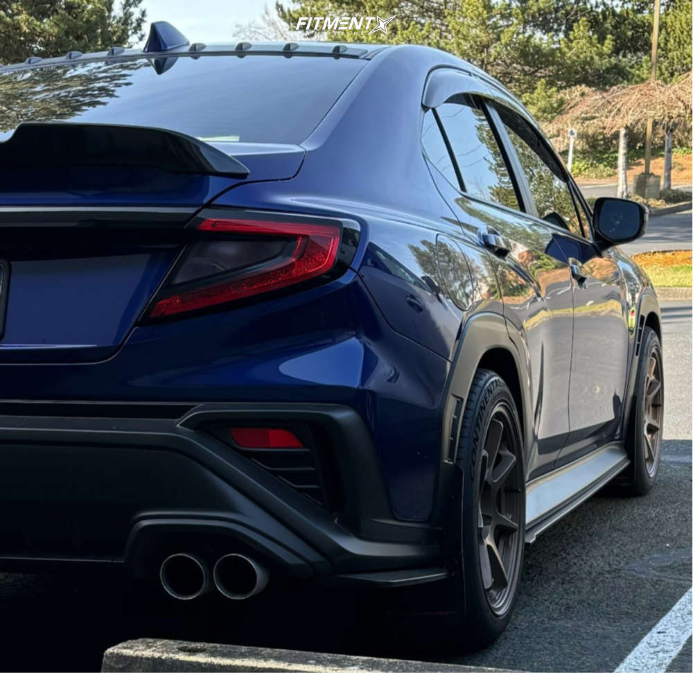 2023 Subaru WRX Premium with 18x9.5 Enkei Ts-7 and Continental