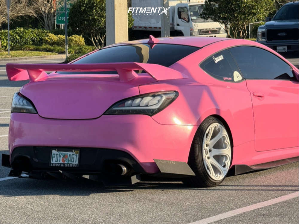 hono 2013 Hyundai Genesis Coupe 2.0T R-Spec with 18x9.5 Heritage