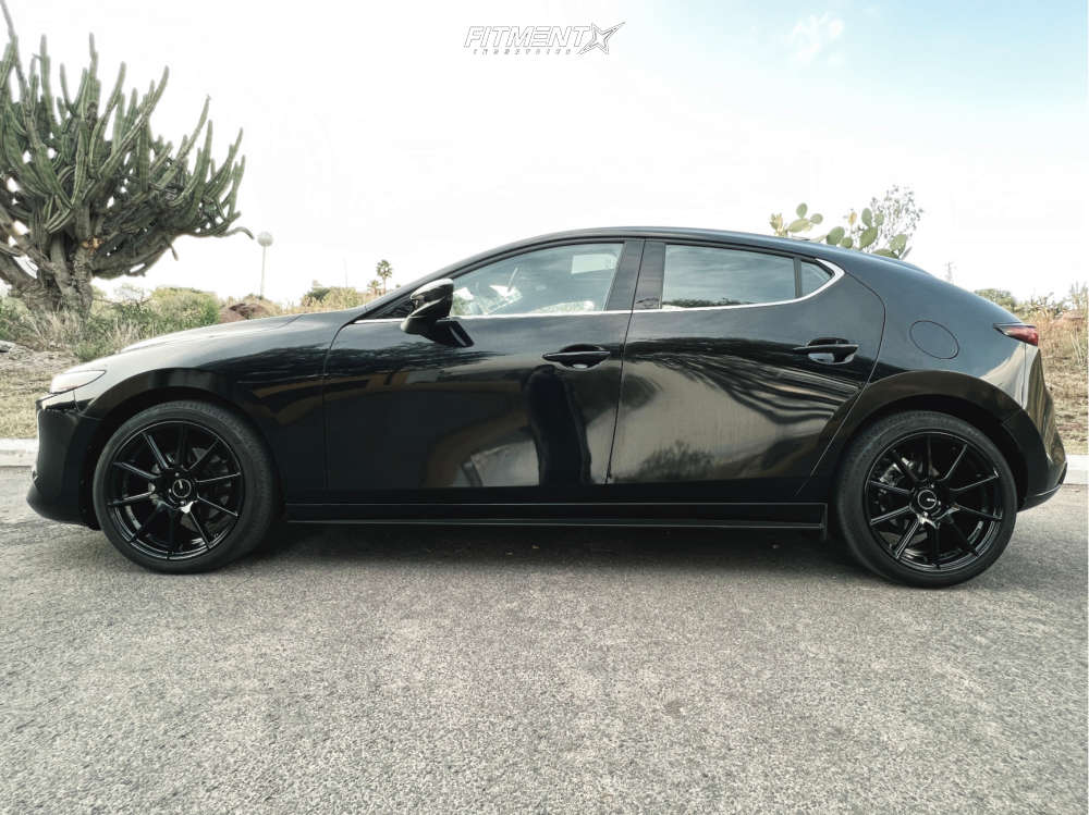 2021 Mazda 3 Preferred with 18x8 Enkei TS10 and Bridgestone 215x45 on