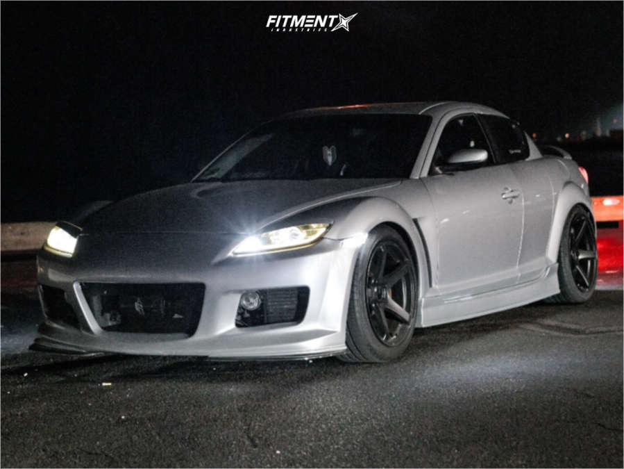 2004 Mazda RX-8 Base with 18x9.5 Enkei Kojin and Fullway 245x40 on ...