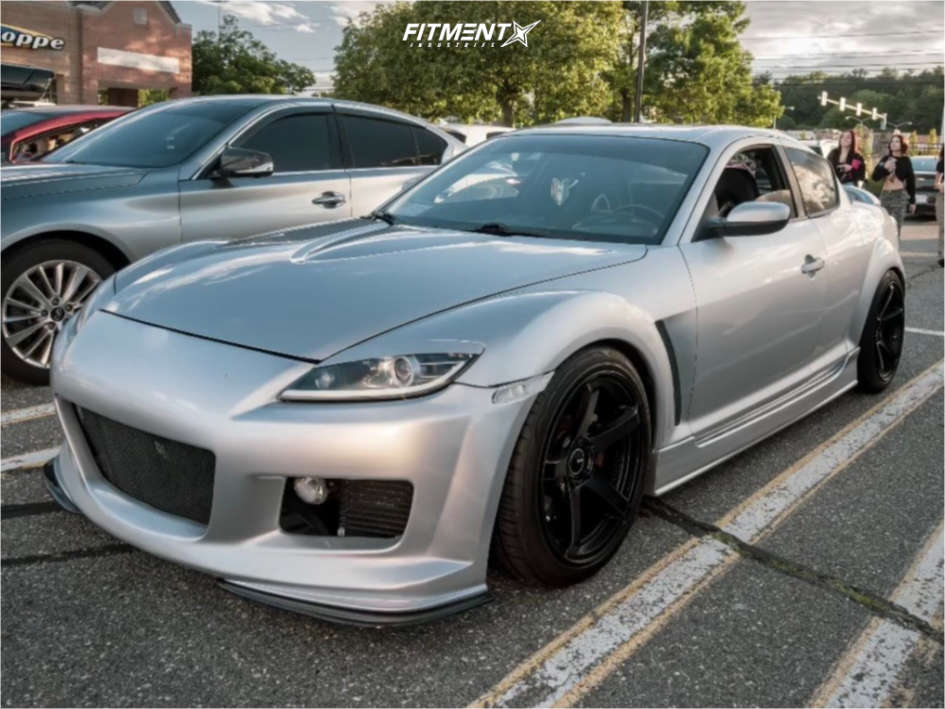 2004 Mazda RX-8 Base with 18x9.5 Enkei Kojin and Fullway 245x40 on ...