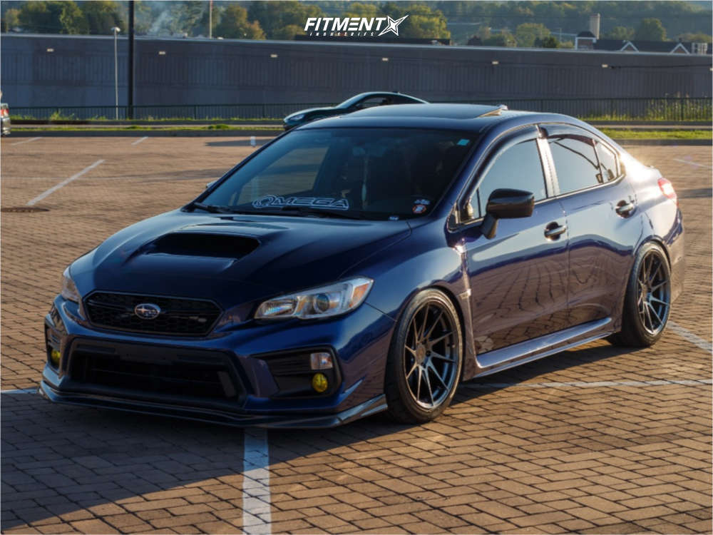2019 Subaru WRX Premium with 18x9.5 Aodhan Ah09 and Firestone