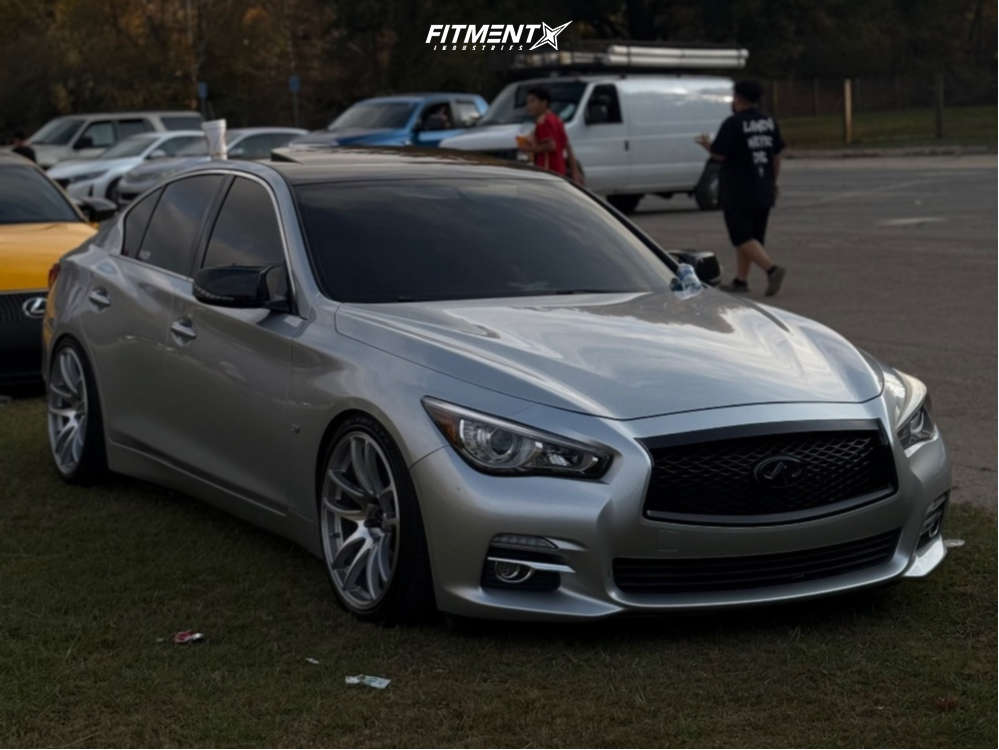Q49 Vmini Rear 2015 INFINITI Q50 Premium with 19x9.5 Vors Tr4 and Lexani 245x40 on ...