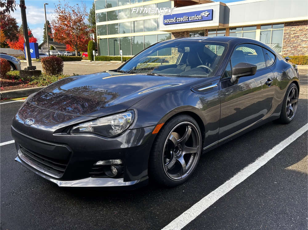 2014 Subaru BRZ Premium with 18x9.5 Advan Racing Tc4 and