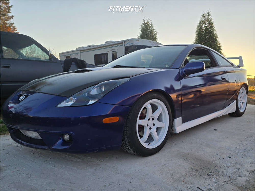 2001 Toyota Celica GTS with 17x8 9SiX9 Six-1 and Lexani 205x55 on