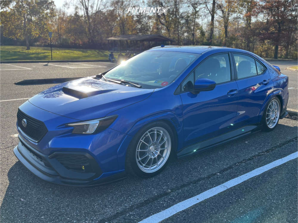 2022 Subaru WRX Premium with 18x8.5 Enkei Nt03m and Continental