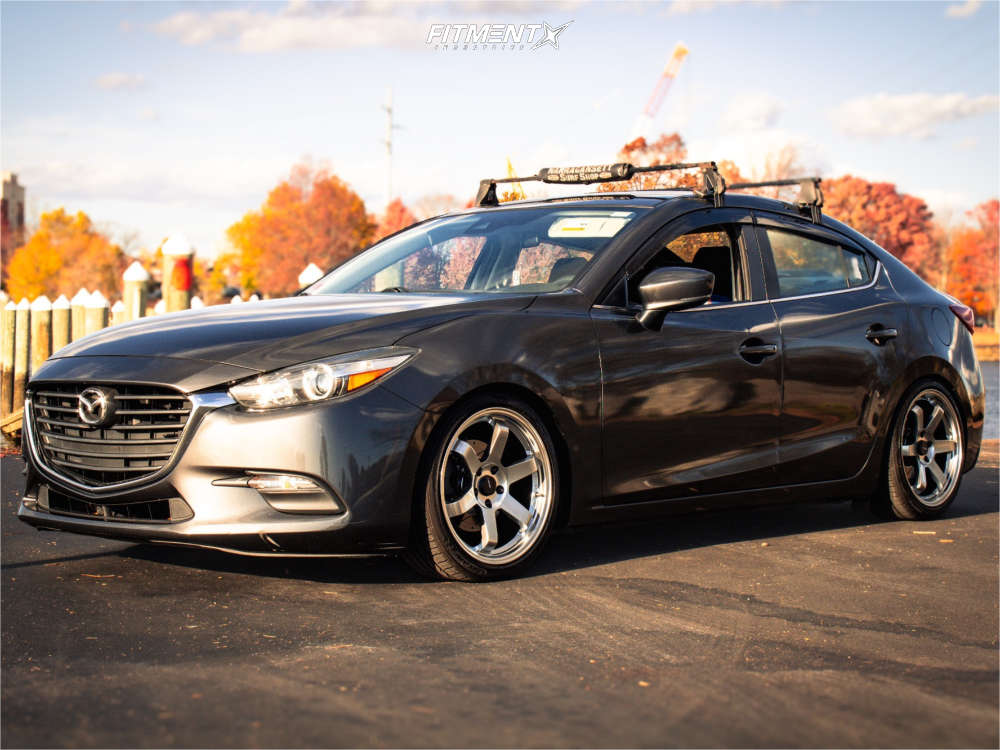 2018 Mazda 3 Sport with 18x8.5 AVID1 Av6 and Lexani 225x40 on