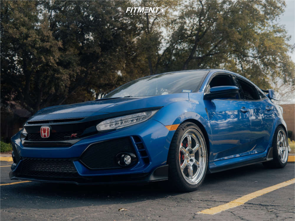 2019 Honda Civic Type R with 18x9.5 Kansei Roku and Kumho 265x40 on ...
