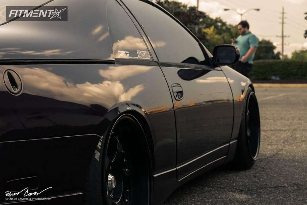1990 Nissan 300ZX Turbo with 18x10 Konig Ssm and Nankang