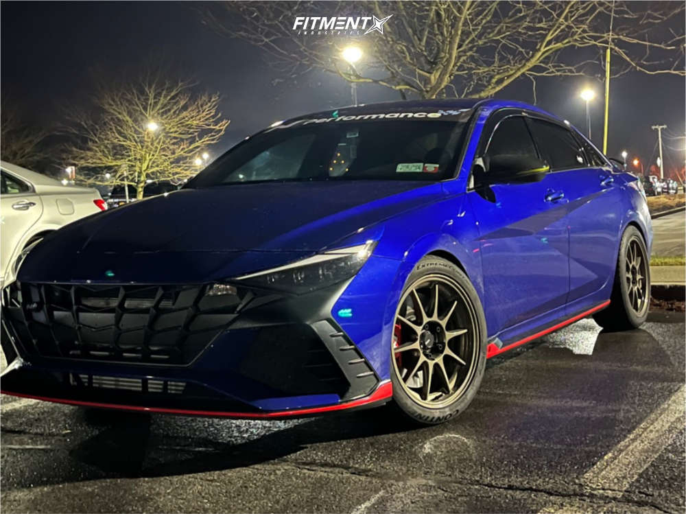 2023 Hyundai Elantra N Base with 18x8.5 Konig Dekagram and