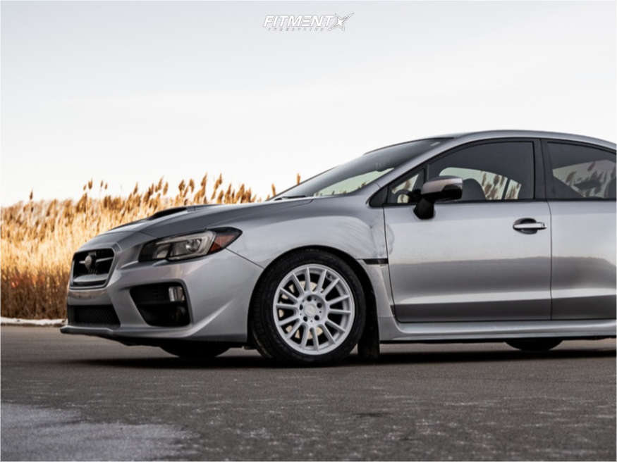 2016 Subaru WRX Base with 17x8 Anovia Kenzo and Lexani 235x45 on