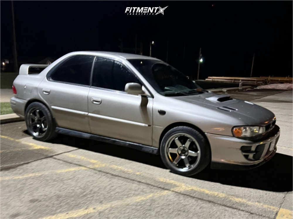 2000 Subaru Impreza RS with 17x8 AVID1 Av6 and Nitto 215x45 on