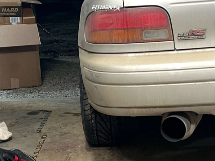 2000 Subaru Impreza RS with 17x8 AVID1 Av6 and Nitto 215x45 on Stock ...
