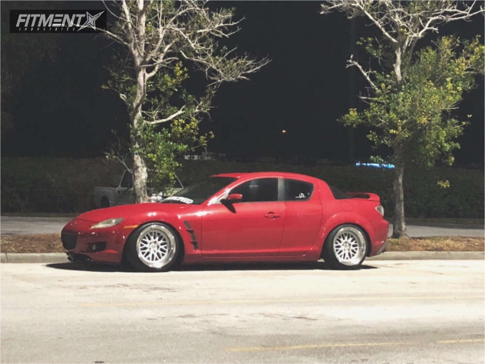 2005 Mazda RX-8 Base with 18x10.5 ESR Sr01 and Nankang 225x40 on