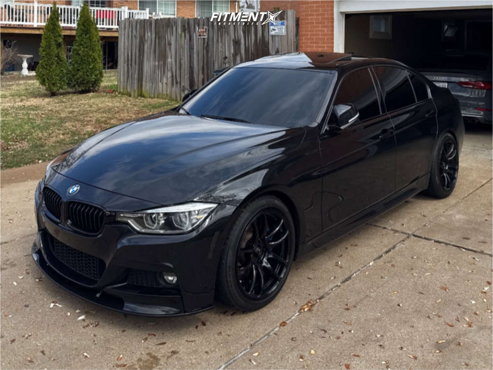 2018 BMW 340i XDrive Base with 18x8.5 Vors Tr4 and Pirelli 225x45 on ...