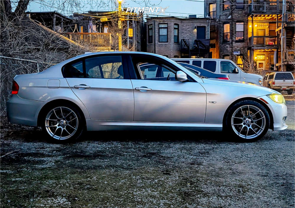 2011 BMW 328i XDrive Base with 18x8 BBS Rf and Continental 235x40 on ...
