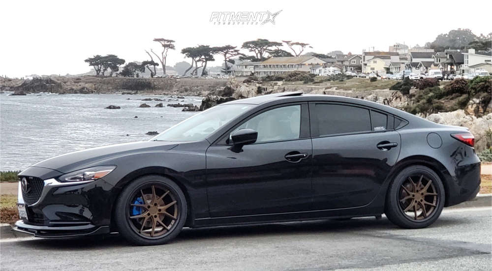 2018 Mazda 6 Grand Touring with 19x8.5 Ferrada Fr2 and Yokohama