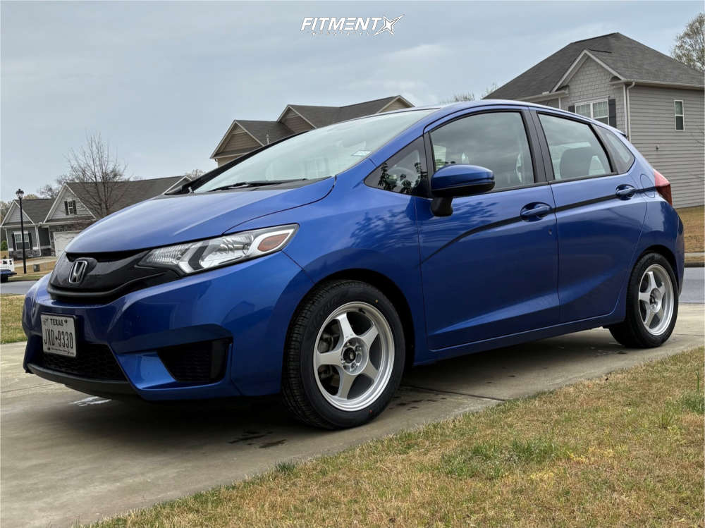 2017 Honda Fit EX with 16x7 MST Mt29 and Lexani 205x55 on Stock
